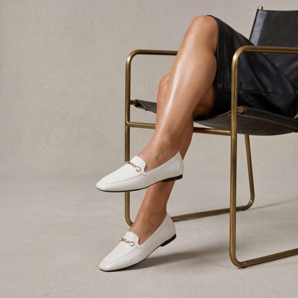 Cecilia Loafer - Warm White