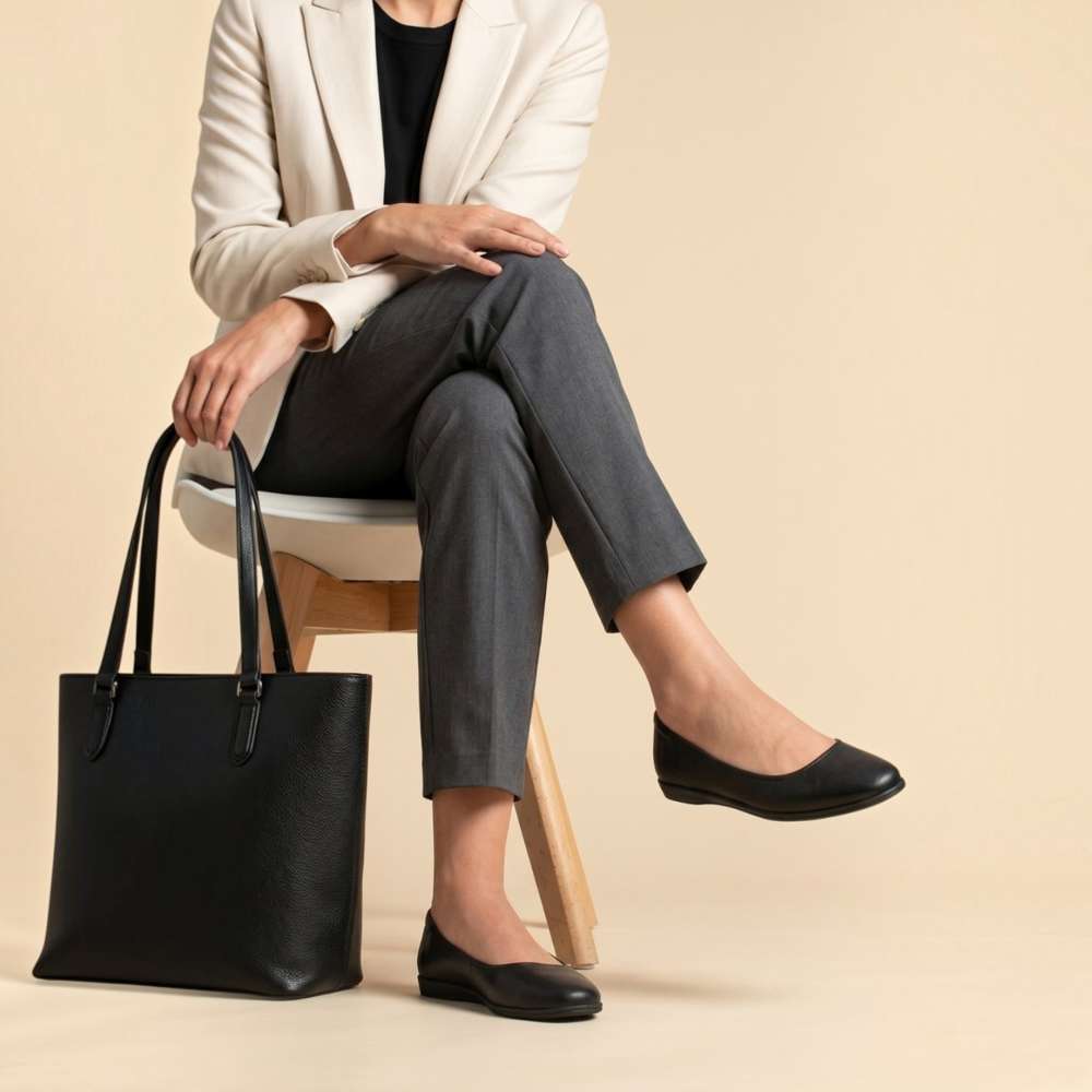 Soft Flex Ballet Flat - Black