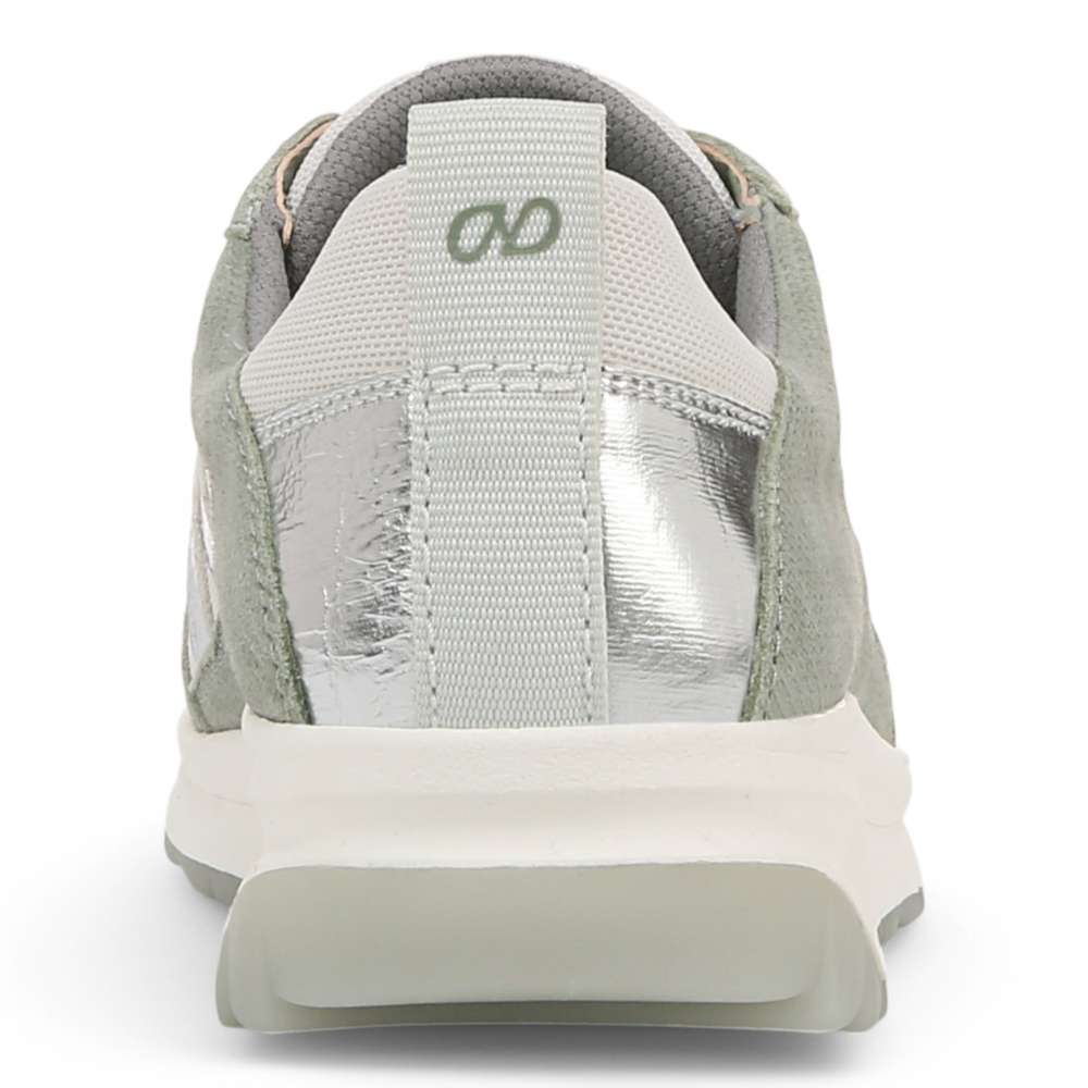 Shay Jogger Lace-Up Sneaker - White/Green