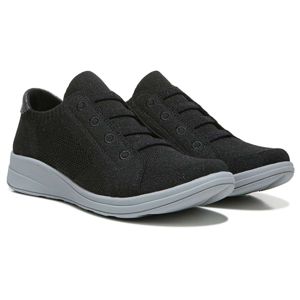 Golden Knit Slip-On Sneaker - Black