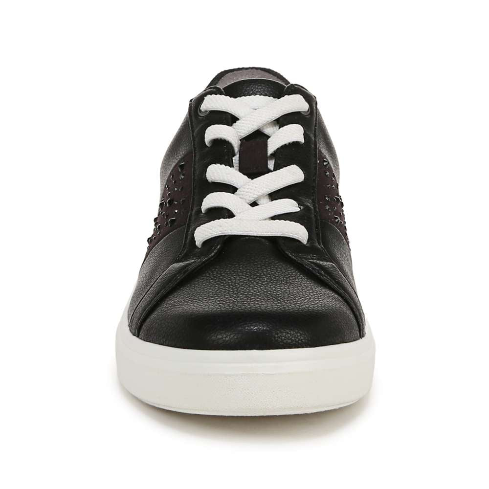 Happy Friday Lace Up Sneaker - Black