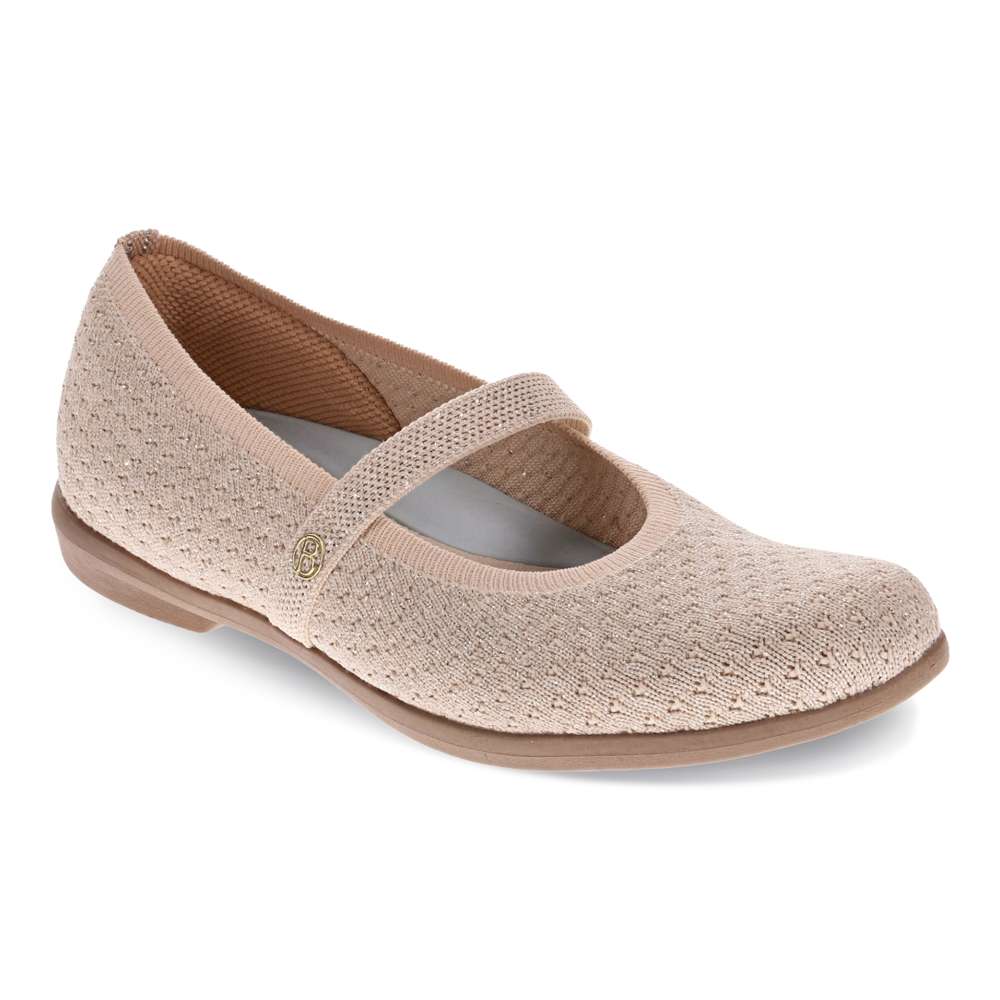Keynote Mary Jane Flat - Tan