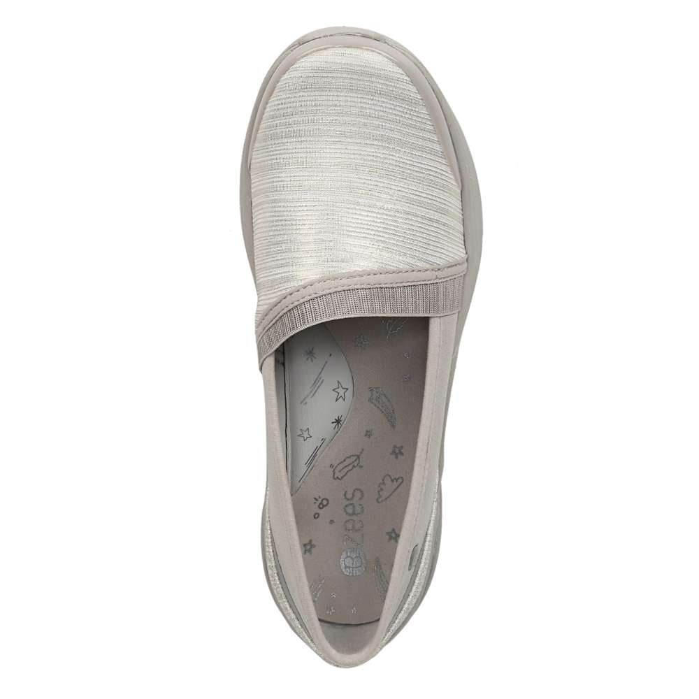 Lollipop Slip-On Casual Sneaker - White/Champagne
