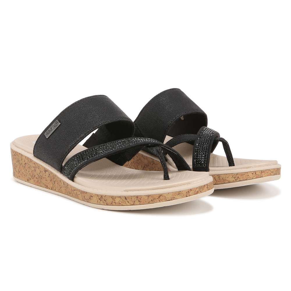 Bora Bright Sandal - Black Shimmer